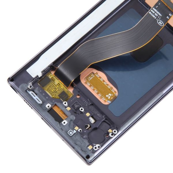 6.67 inch OLED LCD Screen For Samsung Galaxy Note10 SM-N970F Digitizer Full Assembly With Frame (Black) - Image 5