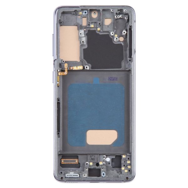Samsung Galaxy S21 5G SM-G991 TFT LCD Screen Digitizer Full Assembly with Frame (Grey) - Image 3
