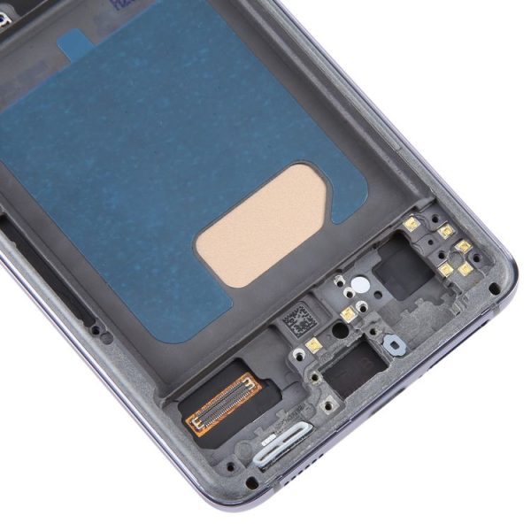 Samsung Galaxy S21 5G SM-G991 TFT LCD Screen Digitizer Full Assembly with Frame (Grey) - Image 4