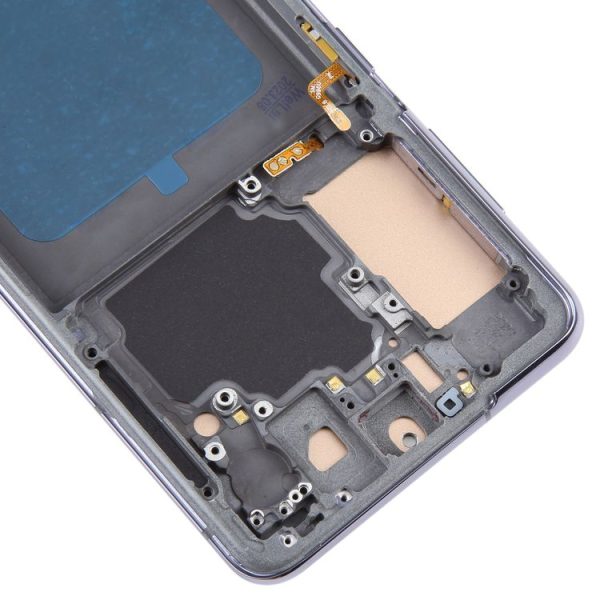 Samsung Galaxy S21 5G SM-G991 TFT LCD Screen Digitizer Full Assembly with Frame (Grey) - Image 5