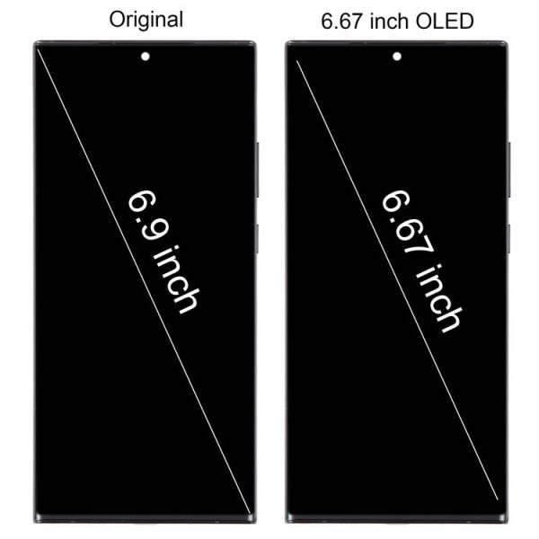Samsung Galaxy Note20 Ultra 5G SM-N986B 6.67 inch OLED LCD Screen Digitizer Full Assembly with Frame (Black) - Image 2