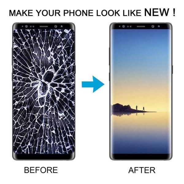 Samsung Galaxy Note 8 SM-N950 TFT Material LCD Screen Digitizer Full Assembly with Frame (Black) - Image 6