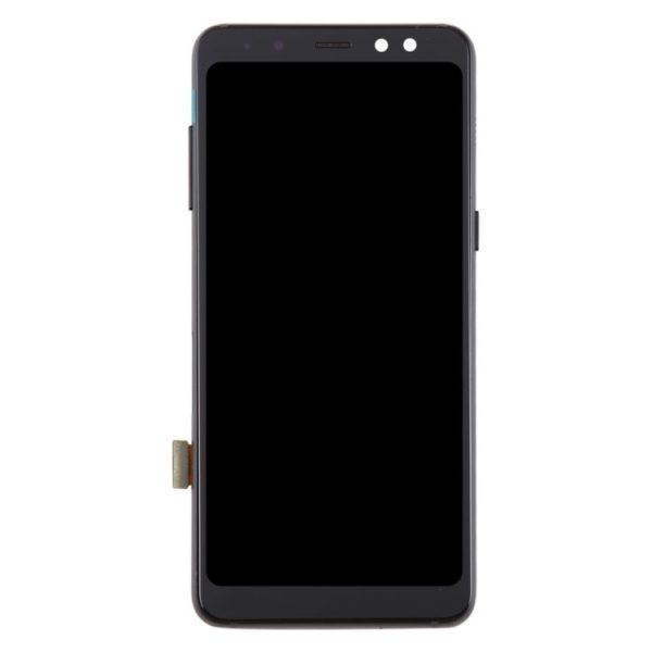 Samsung Galaxy A8 2018 / A5 2018 SM-A530 Original LCD Screen Digitizer Full Assembly with Frame (Black) - Image 2