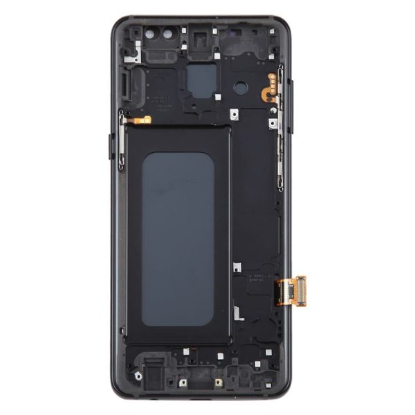 Samsung Galaxy A8 2018 / A5 2018 SM-A530 Original LCD Screen Digitizer Full Assembly with Frame (Black) - Image 3