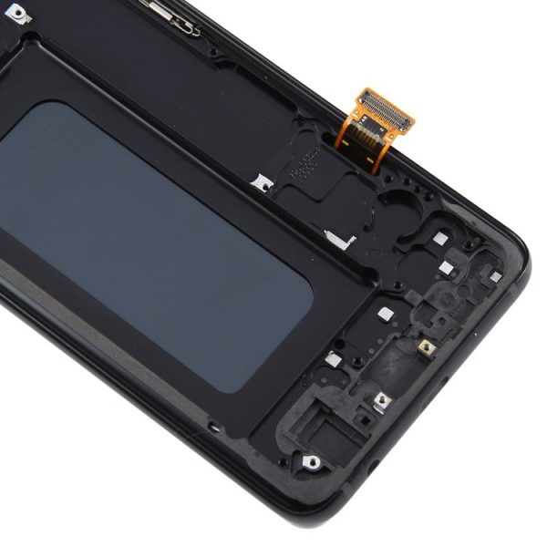 Samsung Galaxy A8 2018 / A5 2018 SM-A530 Original LCD Screen Digitizer Full Assembly with Frame (Black) - Image 4