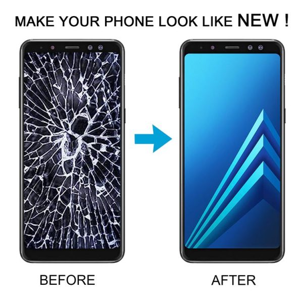 Samsung Galaxy A8 2018 / A5 2018 SM-A530 Original LCD Screen Digitizer Full Assembly with Frame (Black) - Image 6