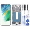 Samsung Galaxy S21 FE 5G SM-G990B Original LCD Screen Digitizer Full Assembly with Frame (White)