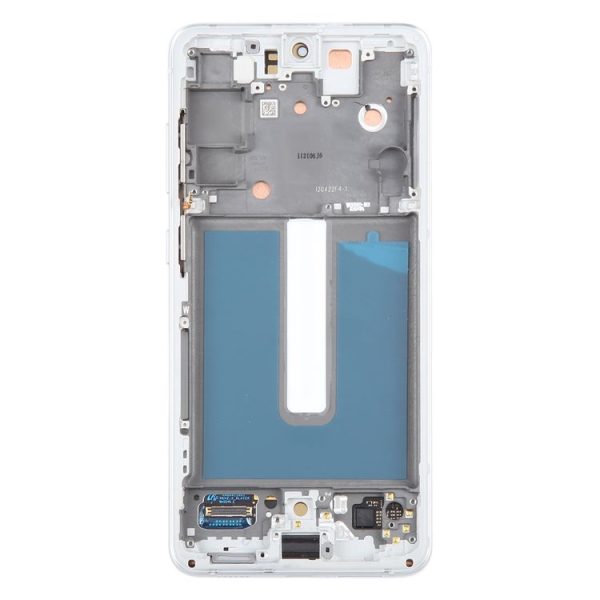 Samsung Galaxy S21 FE 5G SM-G990B Original LCD Screen Digitizer Full Assembly with Frame (White) - Image 3