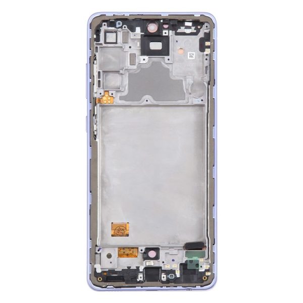 Samsung Galaxy A72 4G SM-A725 6.43 inch Original LCD Screen Digitizer Full Assembly with Frame (Purple) - Image 3