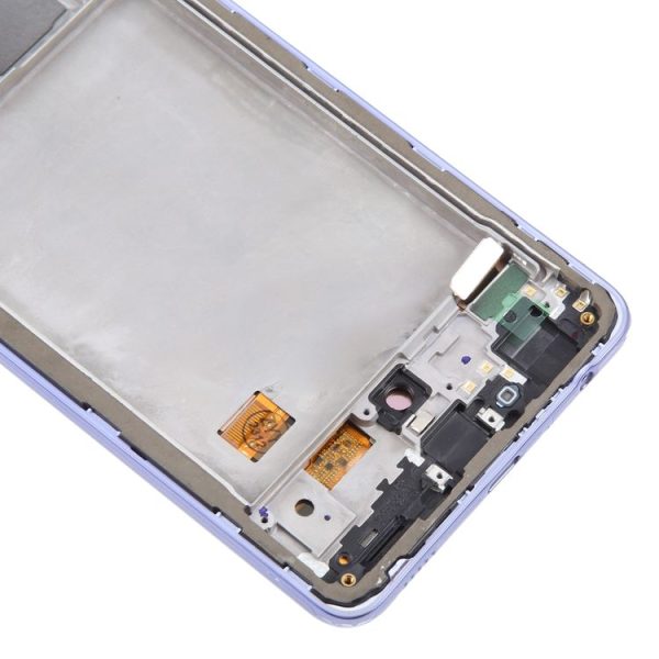 Samsung Galaxy A72 4G SM-A725 6.43 inch Original LCD Screen Digitizer Full Assembly with Frame (Purple) - Image 4
