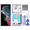 Samsung Galaxy S22 Ultra 5G SM-S908B Original LCD Screen Digitizer Full Assembly with Frame (White)