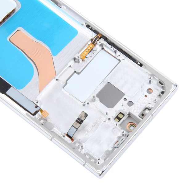 Samsung Galaxy S22 Ultra 5G SM-S908B Original LCD Screen Digitizer Full Assembly with Frame (White) - Image 5