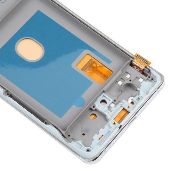 Samsung Galaxy S20 FE SM-G780F 6.43 inch OLED LCD Screen Digitizer Full Assembly with Frame (Silver) - Image 4