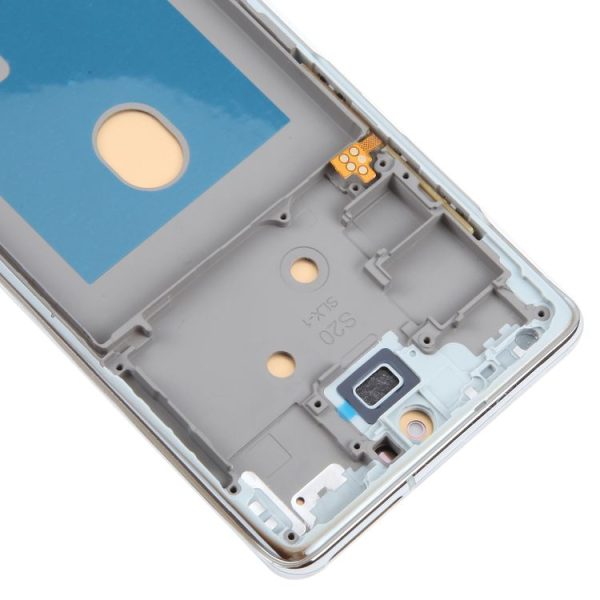 Samsung Galaxy S20 FE SM-G780F 6.43 inch OLED LCD Screen Digitizer Full Assembly with Frame (Silver) - Image 5
