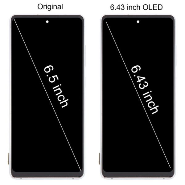 Samsung Galaxy S20 FE SM-G780F 6.43 inch OLED LCD Screen Digitizer Full Assembly with Frame (Silver) - Image 6