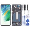 Samsung Galaxy S21 FE 5G SM-G990B 6.43 inch EU Version OLED LCD Screen Digitizer Full Assembly with Frame (Black)
