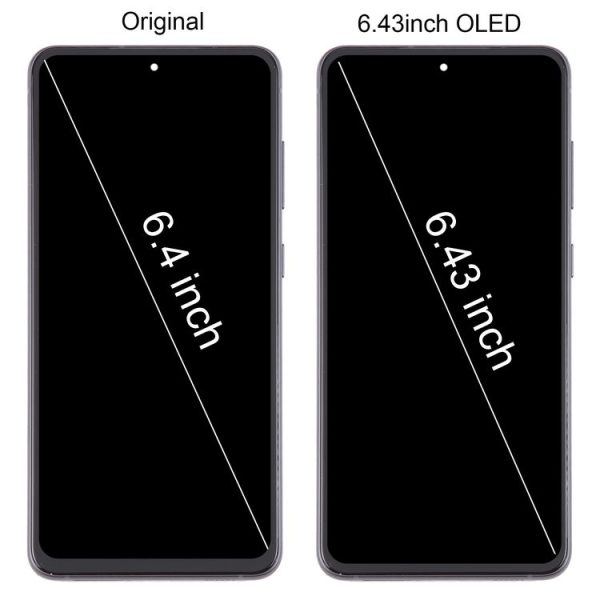 Samsung Galaxy S21 FE 5G SM-G990B 6.43 inch EU Version OLED LCD Screen Digitizer Full Assembly with Frame (Black) - Image 2