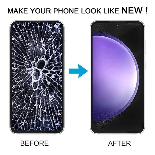 Samsung Galaxy S23 FE SM-S711B 6.43 inch OLED LCD Screen Digitizer Full Assembly with Frame (Black) - Image 7