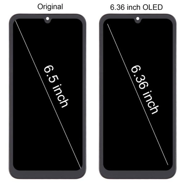 Samsung Galaxy A25 SM-A256B 6.36 inch OLED LCD Screen Digitizer Full Assembly with Frame (Black) - Image 2