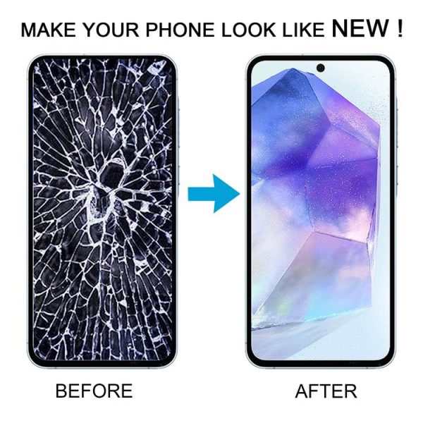 Samsung Galaxy A35 SM-A356B 6.43 inch OLED LCD Screen Digitizer Full Assembly with Frame (Dark Blue) - Image 7