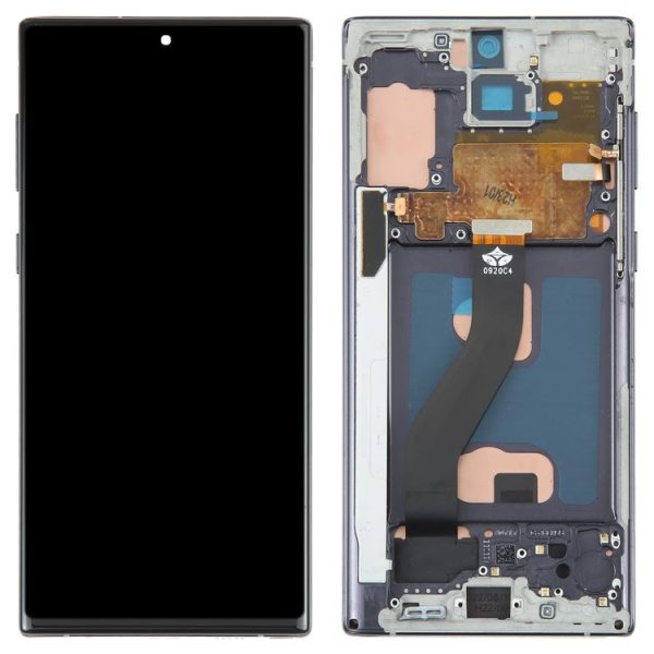 TFT Material LCD Screen for Samsung Galaxy Note10 Digitizer Full Assembly With Frame / Handwriting, Not Supporting Fingerprint Identification (Black) - Image 2