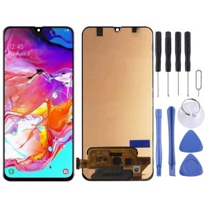 LCD Screen and Digitizer Full Assembly for Galaxy A70, M-A705F / DS, SM-A705FN / DS, SM-A705GM / DS, SM-A705MN / DS, SM-A7050 (Black)