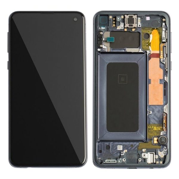 Original Super AMOLED LCD Screen Digitizer Full Assembly with Frame for Samsung Galaxy S10e (Black) - Image 3