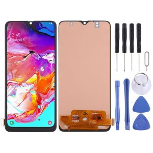 Samsung Galaxy A70 incell LCD Screen with Digitizer Full Assembly, Not Supporting Fingerprint Identification (Black)