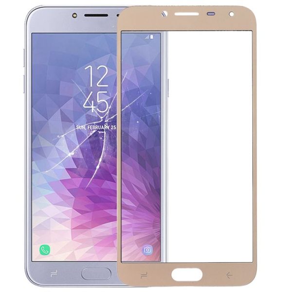 Galaxy J4 (2018) Front Screen Outer Glass Lens (Gold)