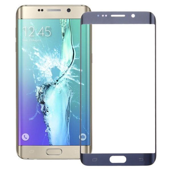 Galaxy S6 Edge+ / G928 Front Screen Outer Glass Lens (Dark Blue)
