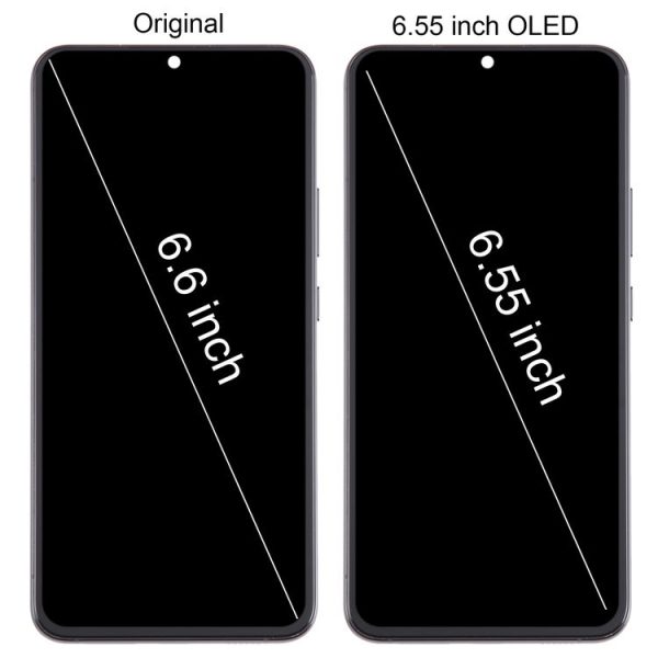 Samsung Galaxy S22+ 5G SM-S906B 6.55 inch OLED LCD Screen Digitizer Full Assembly with Frame (Black) - Image 2