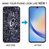 Samsung Galaxy A34 SM-A346B Incell LCD Screen Digitizer Full Assembly with Frame, Not Supporting Fingerprint Identification (Black) - Image 6
