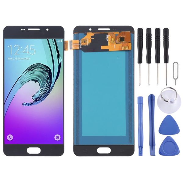 LCD Screen and Digitizer Full Assembly (TFT Material) for Galaxy A7 (2016), A710F, A710F / DS, A710FD, A710M, A710M / DS, A710Y / DS, A7100 (Black)