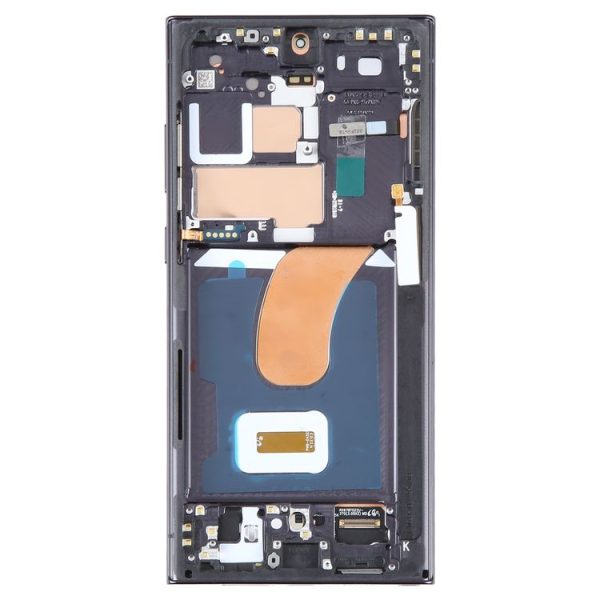 Samsung Galaxy S23 Ultra 5G SM-S918B EU Edition 6.78 inch OLED LCD Screen Digitizer Full Assembly with Frame (Black) - Image 4