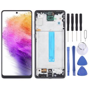 Samsung Galaxy A73 SM-A736B TFT LCD Screen Digitizer Full Assembly with Frame (Black)