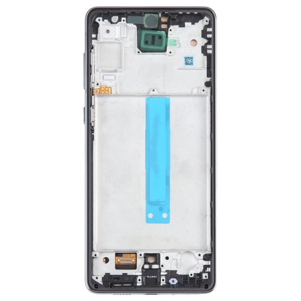 Samsung Galaxy A73 SM-A736B TFT LCD Screen Digitizer Full Assembly with Frame (Black) - Image 3