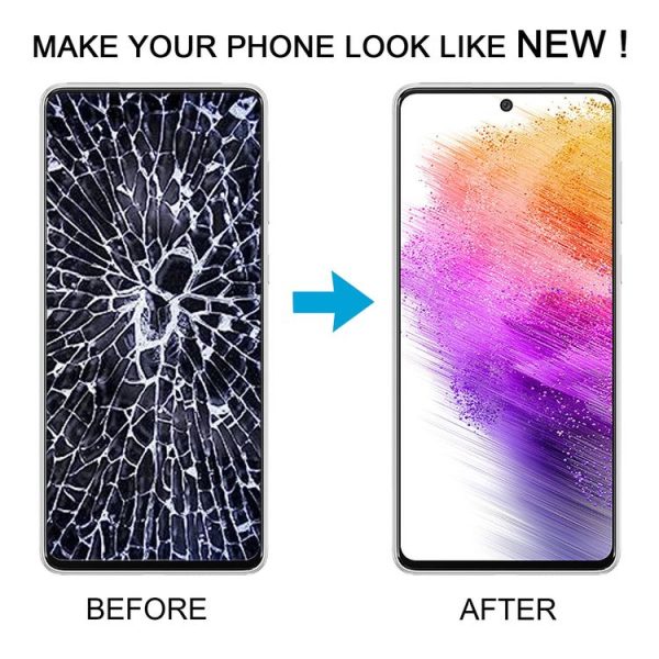 Samsung Galaxy A73 SM-A736B TFT LCD Screen Digitizer Full Assembly with Frame (Black) - Image 7