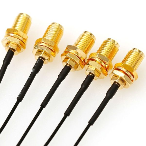 5 PCS / Set RG178 Ufl / IPX / IPEX to SMA Female Adapter Braid Cable, Length: 10cm - Image 4