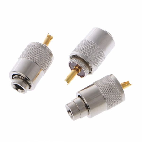 10 PCS UHF Connector Plugs PL-259 Male Solder for RG8X Coaxial Cable - Image 5