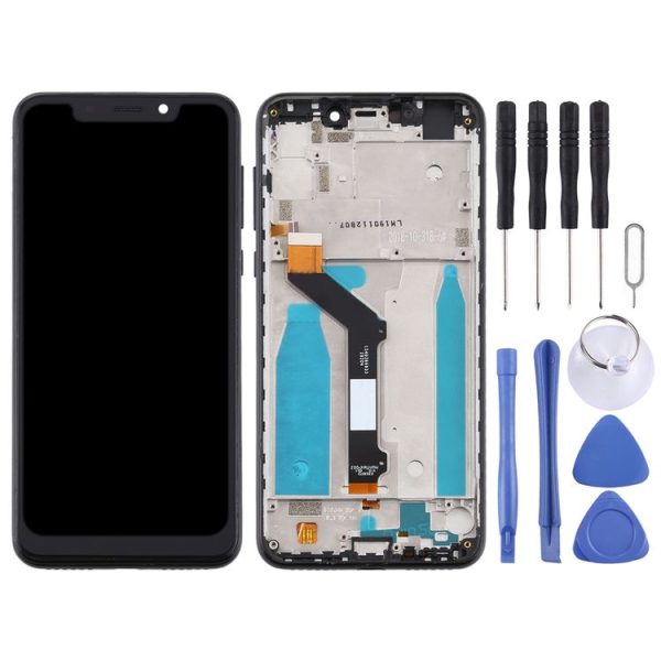 TFT LCD Screen for Motorola Moto One (P30 Play)Digitizer Full Assembly with Frame (Black) - Image 2