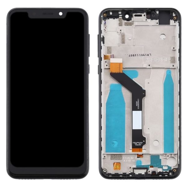 TFT LCD Screen for Motorola Moto One (P30 Play)Digitizer Full Assembly with Frame (Black) - Image 3