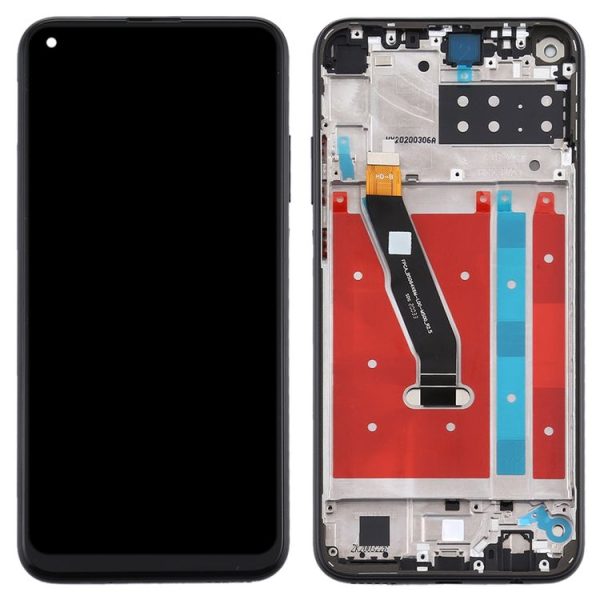 OEM LCD Screen for Huawei Y7p (2020) Digitizer Full Assembly with Frame (Black) - Image 3