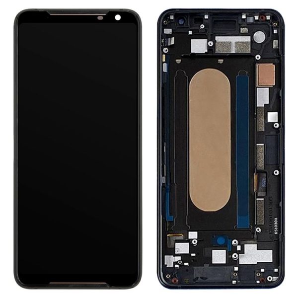 Original LCD Screen for Asus ROG Phone II ZS660KL Digitizer Full Assembly with Frame(Black) - Image 3
