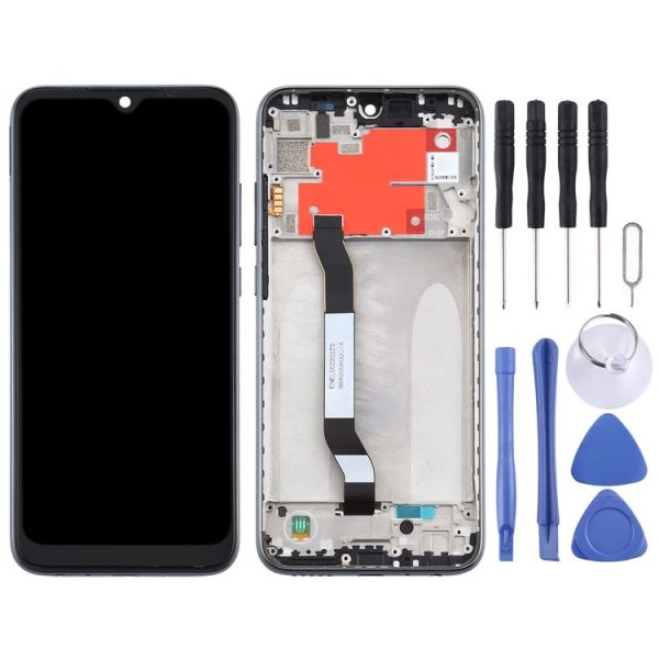 TFT LCD Screen for Xiaomi Redmi Note 8T Digitizer Full Assembly with Frame (Black) - Image 2