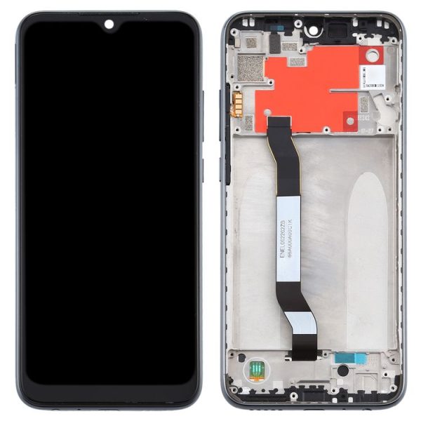 TFT LCD Screen for Xiaomi Redmi Note 8T Digitizer Full Assembly with Frame (Black) - Image 3