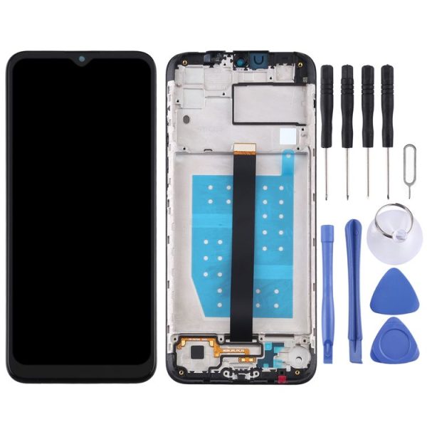 TFT LCD Screen for Motorola One Fusion Digitizer Full Assembly with Frame - Image 2