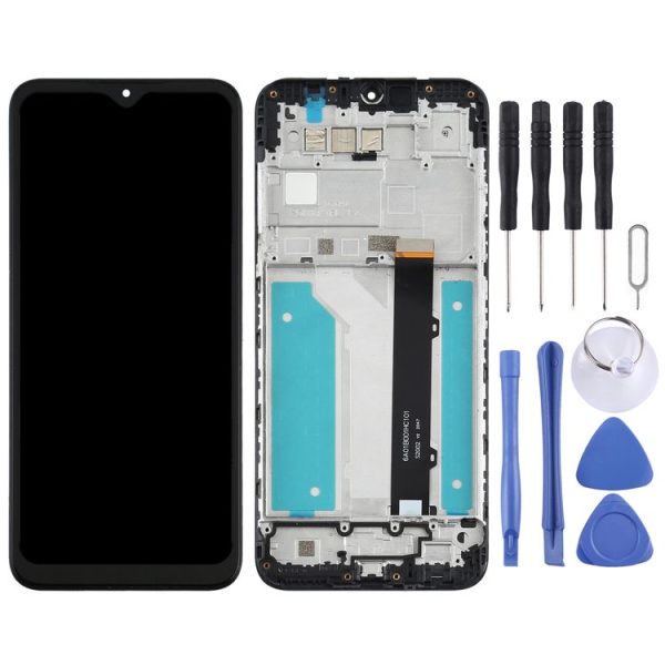 TFT LCD Screen for LG K41s LMK410EMW, LM-K410EMW, LM-K410 with Digitizer Full Assembly0 (Black) - Image 2