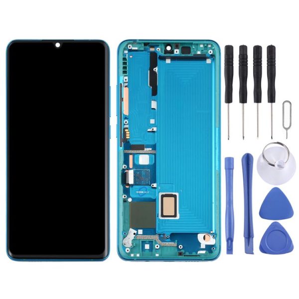 Original LCD Screen and Digitizer Full Assembly With Frame for Xiaomi Mi CC9 Pro / Mi Note 10 / Mi Note 10 Pro (Green) - Image 2