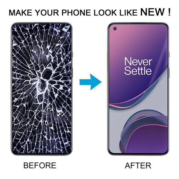 AMOLED Original LCD Screen For OnePlus 8T 5G KB2001 KB2000 KB2003 with Digitizer Full Assembly (Black) - Image 7