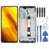 Original LCD Screen for Xiaomi Poco X3 NFC / Poco X3 Digitizer Full Assembly with Frame (Black)
